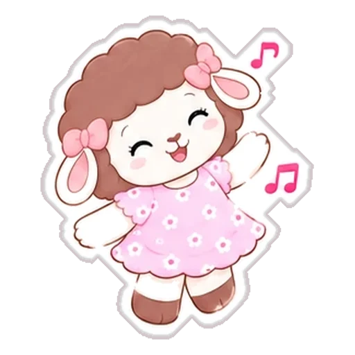 Sticker de Rosina cantando