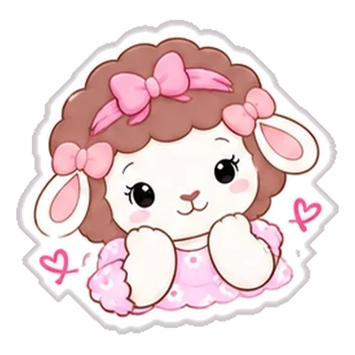 Sticker de Rosina con diadema